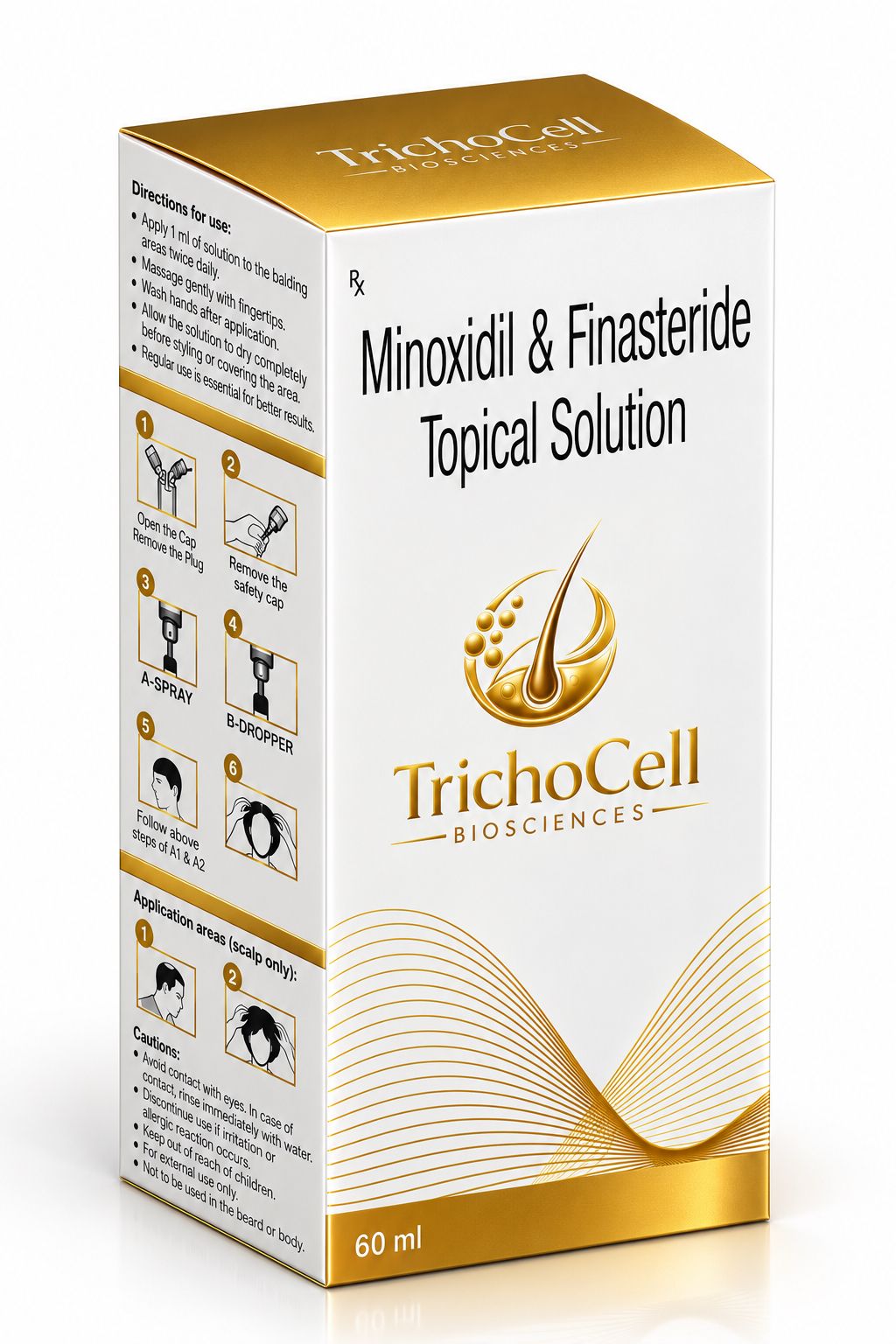 Trichocell Minoxidil & Finasteride Solution